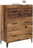 Sideboard, Kommode Altholz 69,5 x 34 x 90 cm Holzwerkstoff j788p Bild 3