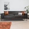 Bronx71 Kansas 3-Sitzer Sofa Eco-Leder anthrazit Bild 2