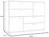 Kommode >Salford< in Old Wood Vintage - 124.9x95.9x41.3cm (BxHxT) Bild 5
