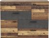 Kommode >Salford< in Old Wood Vintage - 124.9x95.9x41.3cm (BxHxT) Bild 2