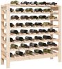 vidaXL Weinregal 109,5x30x107,5 cm Massivholz Kiefer 822536 Bild 4
