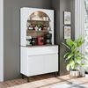Roomart Küchenregal VENEDIK Küchenschrank 90 cm, Buffet, Schublade in 4 Farben, mit Beleuchtung, offene Nische, Schublade, Einlegeböden in 4 Farben Bild 4