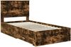 vidaXL Bettrahmen Geräucherte Eiche 100 x 200 cm Holzwerkstoff 3411345 Bild 4