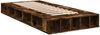 vidaXL Bettgestell Räuchereiche 100x200 cm Holzwerkstoff 3280514 Bild 3