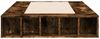 vidaXL Bettgestell Räuchereiche 100x200 cm Holzwerkstoff 3280514 Bild 4