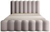 Polsterbett Doppelbett MACON 140x200cm in Stoff Euphoria Beige Bild 4