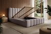 Polsterbett Doppelbett MACON 140x200cm in Stoff Euphoria Beige Bild 3