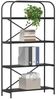 vidaXL Bücherregal Schwarz Eichen-Optik 80 x 30 x 146 cm Holzwerkstoff 879839 Bild 3