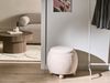 Pouf mit Stauraum ANNABELLA Bouclé Hellbeige Bild 3