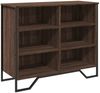 vidaXL Sideboard Braun Eichen-Optik 91x35,5x74,5 cm Holzwerkstoff 848553 Bild 2