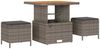 vidaXL Garten-Sofa-Set mit Kissen mit Speicher mit Kissen 8 pcs Grau 3364158 Bild 4