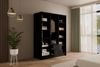 ALTDECOR Drehtürenschrank NELIA (Kleiderschrank Garderobenschrank mit viel Stauraum, Moderner Schrank) Vielseitiger Drehtürenschrank mit Spiegeltüren Spiegel Lamellen Bild 3
