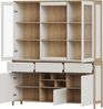 Home affaire Buffet Stranda, Hochschrank im Scandi-Style, moderner Schrank Rahmenoptik, ausreichend Stauraum, vielseitig einsetzbar, 164 cm breit Bild 4
