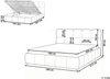 Bett mit Stauraum NOYON Stoff Taupe 160 x 200 cm Bild 2