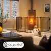 CASARIA® 2x Kaminschutzgitter mit Sicherheitstür Bild 3