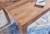 Esstisch Massivholz Akazie 120 cm Esszimmer-Tisch Holztisch Design Küchentisch Landhaus-Stil dunkel-braun B/H/T ca. 120/76/60cm Bild 5