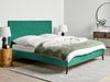 Bett mit Lattenrost BAYONNE 180 x 200 cm Samtstoff Grün Bild 3