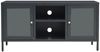 vidaXL TV-Schrank Anthrazit 105x35x52 cm Stahl und Glas 336060 Bild 3