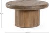 Couchtisch Lopez aus Mangoholz Ø 75 cm, Braun Bild 2