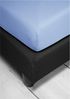 Irisette Fein-Biber Betttuch Merkur 0006 dkl-blau 100x200 cm 6-20 dkl-blau Bild 5
