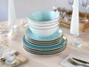 Vintage Nature Aqua, Tellerset 12-tlg (mo) Bild 3