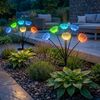 2x LED Außenleuchte, Edelstahl, Silber, Farbwechsel, Erdspitz, H 70 cm Bild 3