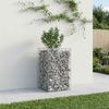 vidaXL Gabionen-Hochbeet Silber 42033302 Bild 4