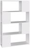 vidaXL Bücherregal Raumteiler Weiß 80x24x124,5 cm Holzwerkstoff 809134 Bild 2