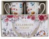 DUO 2er-Set Becher REBECCA mit Fuß, 340 ml, New Bone China Porzellan, in Geschenkbox Bild 4