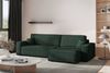Kaiser Möbel Ecksofa mit schlaffunktion und bettkasten, BEST XL stoff Poso und Quelle, Mit Bettfunktion und Bettzeugfach Bild 5