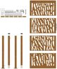 vidaXL Gartentor 100x200 cm Verwitterungsstahl Trace-Design 4100988 Bild 5