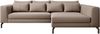 Home affaire Ecksofa Cross, mit softem Sitz, L-Form, wendbare Zierkissen, Breite 284 cm, Couch mit vielen Kissen, stylische Kreuznaht, elegante Metallfüße Bild 3