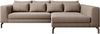 Home affaire Ecksofa Cross, mit softem Sitz, L-Form, wendbare Zierkissen, Breite 284 cm, Couch mit vielen Kissen, stylische Kreuznaht, elegante Metallfüße Bild 2