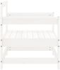 vidaXL Gartenstühle 2 Stk. Weiß Massivholz Kiefer 825493 Bild 5