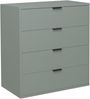 Kommode >Boulder< in Pine Green matt Lack BG - 81x87x45cm (BxHxT) Bild 3