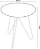 Beistelltisch Nopimi 45xØ43 cm Blau, matt [en. casa] Bild 4