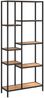 vidaXL Bücherregal 80 x 30 x 180 cm Stahl und Holzwerkstoff [336359] Bild 2