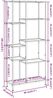 vidaXL Bücherregal 80 x 30 x 180 cm Stahl und Holzwerkstoff [336359] Bild 5