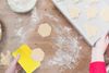 Einfache Teigkarte 12 Stück Teigschaber, Teigschaberkarte oder Teigbrotschneider zum Backen aus Kunststoff Schüsselschaber, Scraper zum Glattstreichen von Teig flexibles Material Bild 4