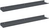 vidaXL Schwebendes Regal 2 pcs Anthrazit 60 x 8,5 x 2,5 cm Stahl 8003964 Bild 2