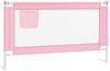Kleinkind-Bettschutzgitter Rosa 140x25 cm Stoff Bild 2