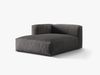 Micadoni Recamiere Martina 1-Sitzer Links Samt Grau Bild 2