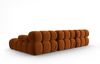 Micadoni Modulares Ecksofa Bellis 4-Sitzer Rechts Samt Bluvel Terrakotta Bild 4