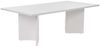 Stylish White Coffee Table, 119 x 60 x 40 cm | 100% Melamine Coated Particle Board, 18 mm Thick | Perfect for Modern Living Rooms & Cozy Spaces Bild 5
