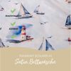Janine Bettwäsche Mako-Baumwolle, Mako-Satin, 2 teilig, Segelboote, maritim, blau Bild 2