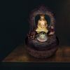 Zimmerbrunnen mit LED-Beleuchtung, Dekobrunnen “Buddha mit Lotusblüte” für die Wohnung Bild 2