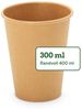 wisefood Einwegbecher Bio-Pappbecher, 300, 50-tlg, Papier Bild 3