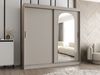 Kleiderschrank Samker 200 cm (Farbe: Cashmere, ohne Schubladen) Bild 2