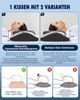Esun Kopfkissen Memory Foam Kissen, Kopfkissen, Nackenkissen, Seitenschläferkissen, Füllung: Memory foam, Rückenschlafer, Bauchschlafer, Seitenschlafer, Set, Kissen vom OEKO-TEX® und CertiPUR Getestet, Nackenkissen für Erwachsene, Männer, Frauen Bild 4