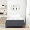 vidaXL Bettrahmen mit Matratze Dunkelgrau 120 x 200 cm Stoff 3399116 Bild 4